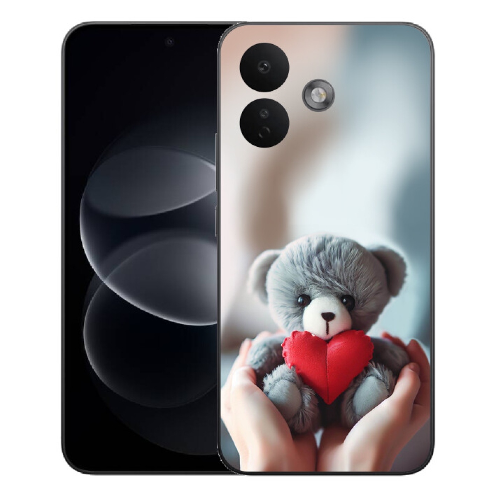 mmCase géltok a Xiaomi Redmi Note 17 Pro 5G-hez – mackó a szerelmeseknek