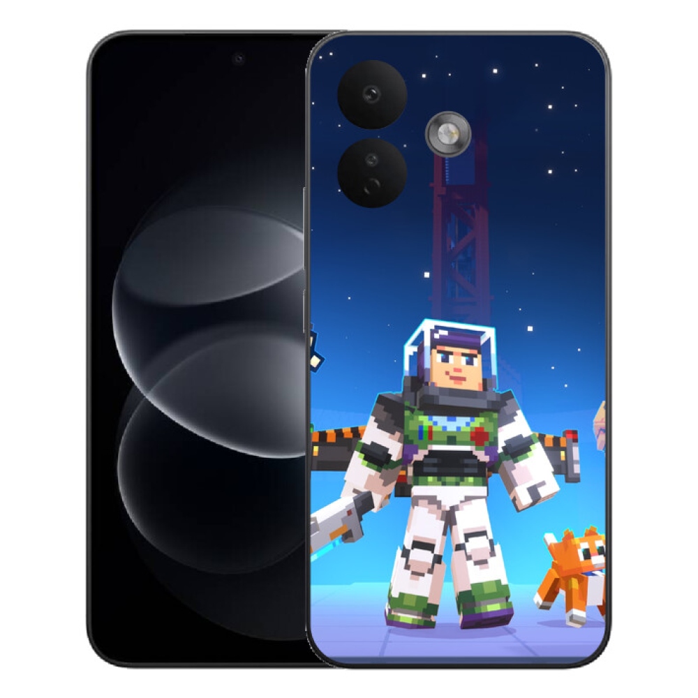 mmCase gél tok a Xiaomi Redmi Note 17 Pro 5G-hez – Minecraft 2