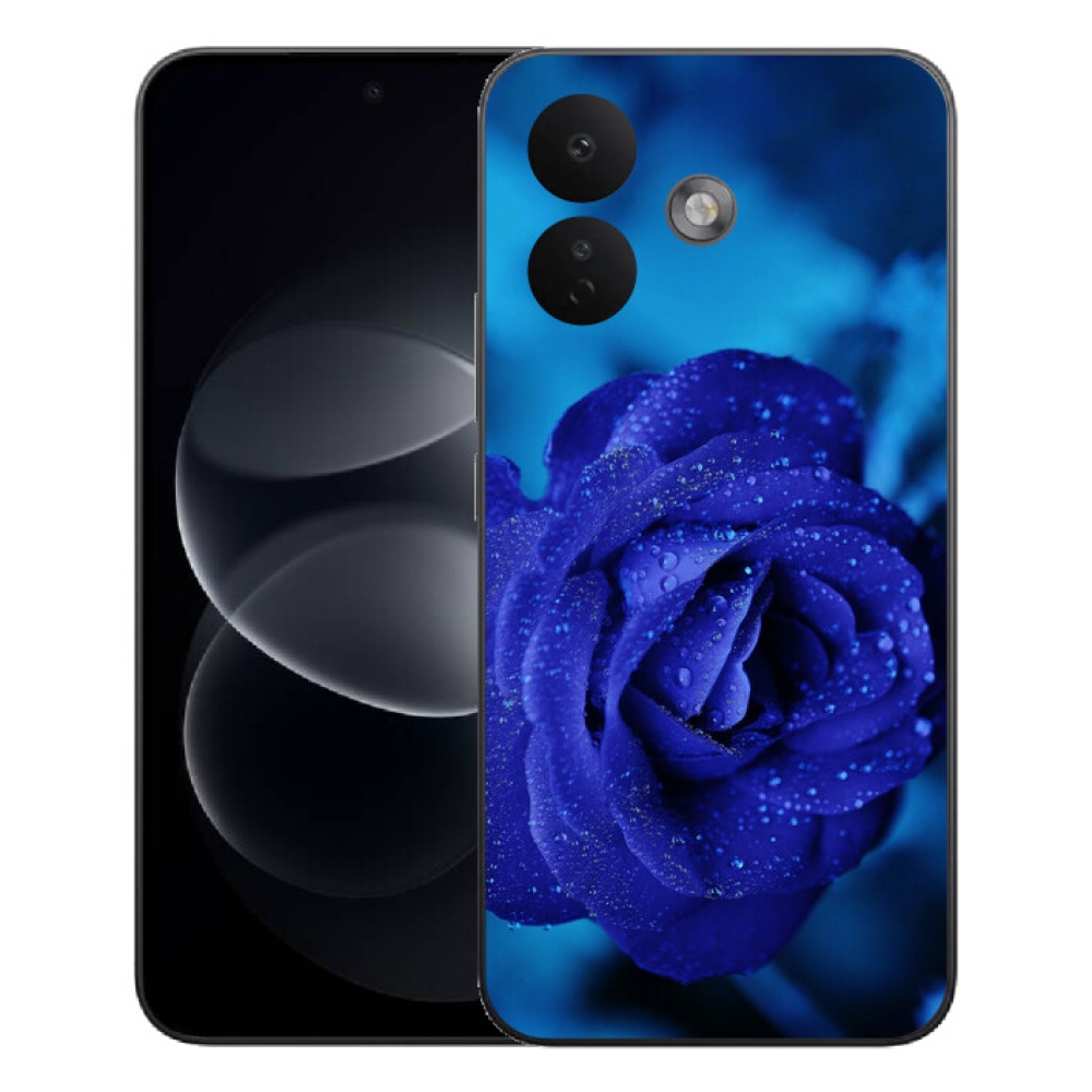 mmCase géltok a Xiaomi Redmi Note 17 Pro 5G-hez – kék rózsa