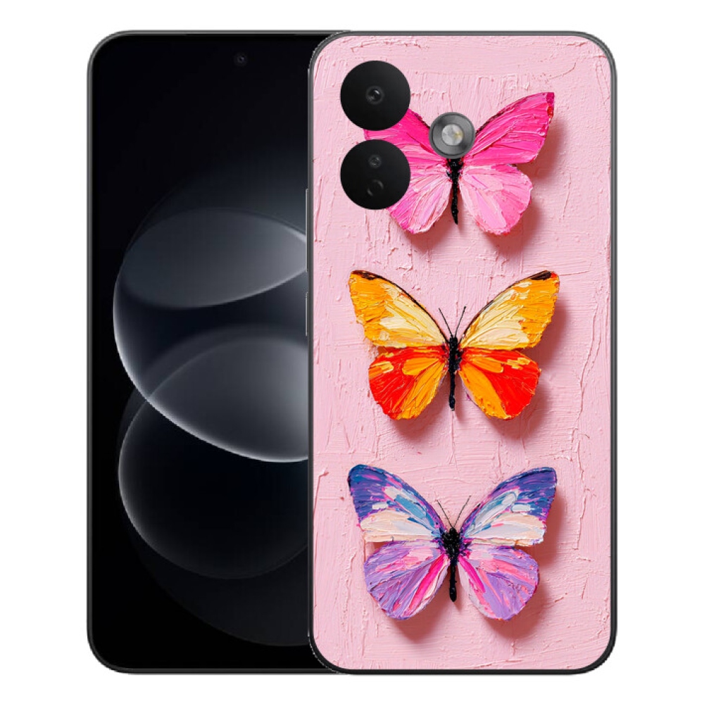 mmCase gél tok a Xiaomi Redmi Note 17 Pro 5G-hez – pillangós hármas