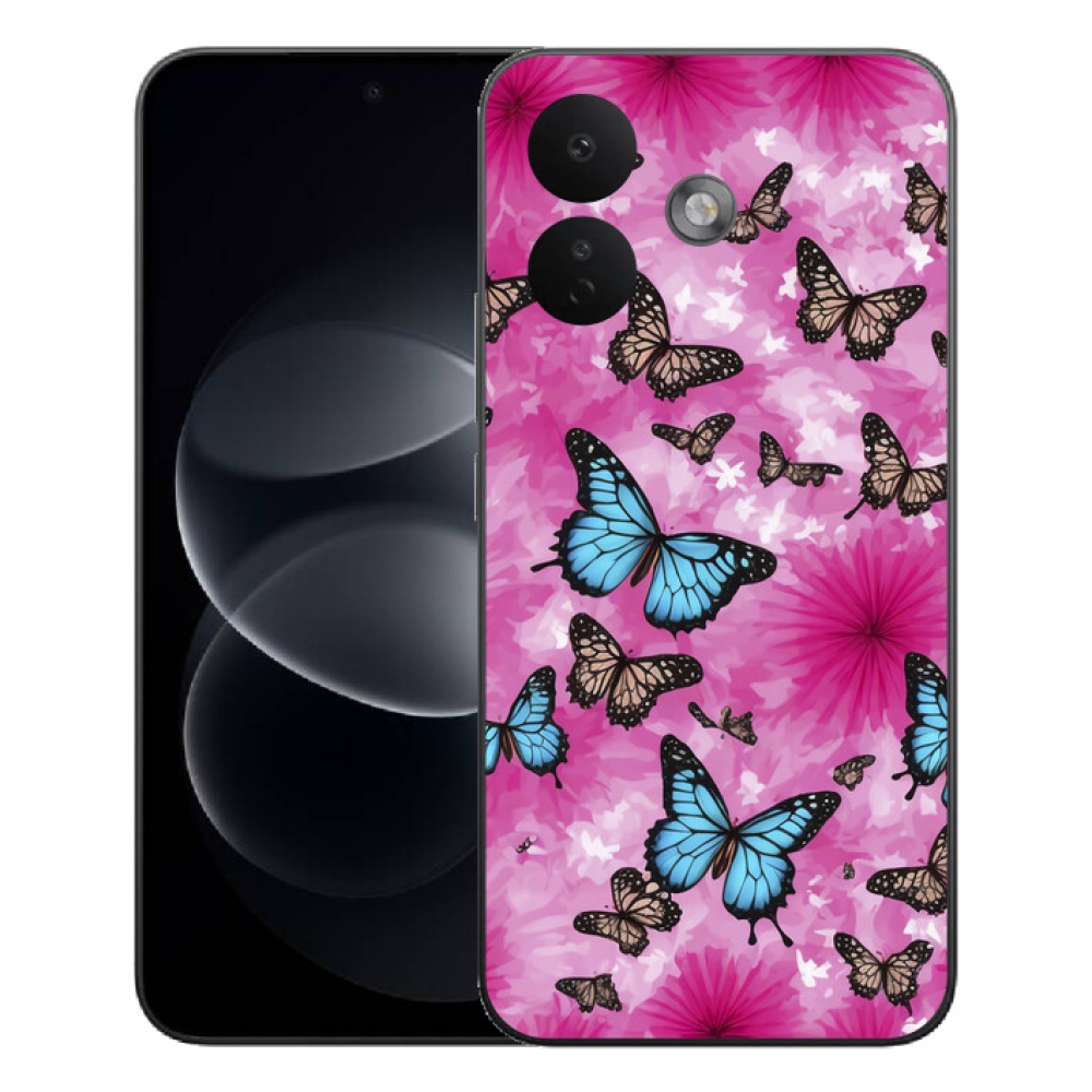 mmCase gél tok a Xiaomi Redmi Note 17 Pro 5G-hez – pillangókert