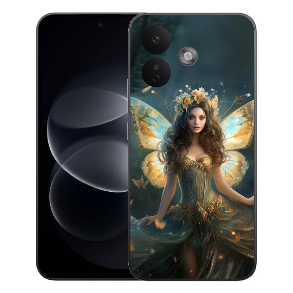 mmCase gél tok a Xiaomi Redmi Note 17 Pro 5G-hez – pillangós nő