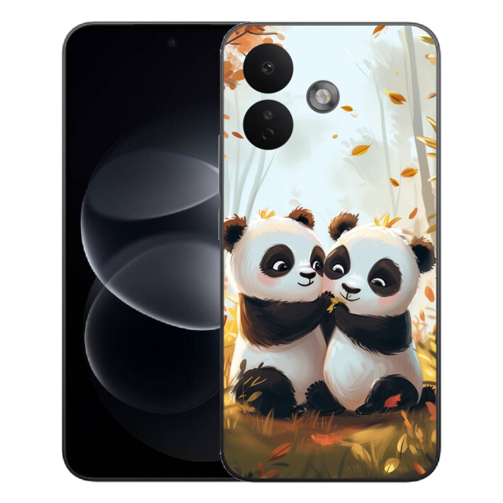 mmCase gél tok a Xiaomi Redmi Note 17 Pro 5G-hez – pandák