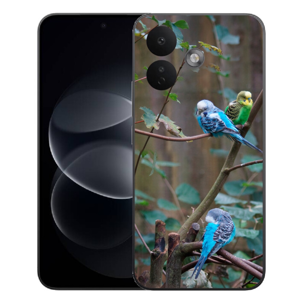 mmCase géltok a Xiaomi Redmi Note 17 Pro 5G-hez – papagájok egy ágon