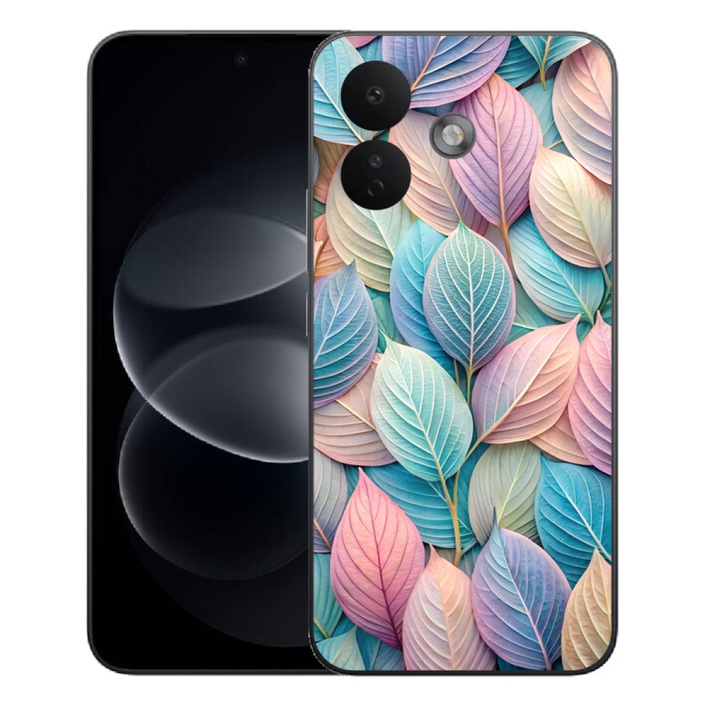 mmCase géltok a Xiaomi Redmi Note 17 Pro 5G-hez – pasztell levelek