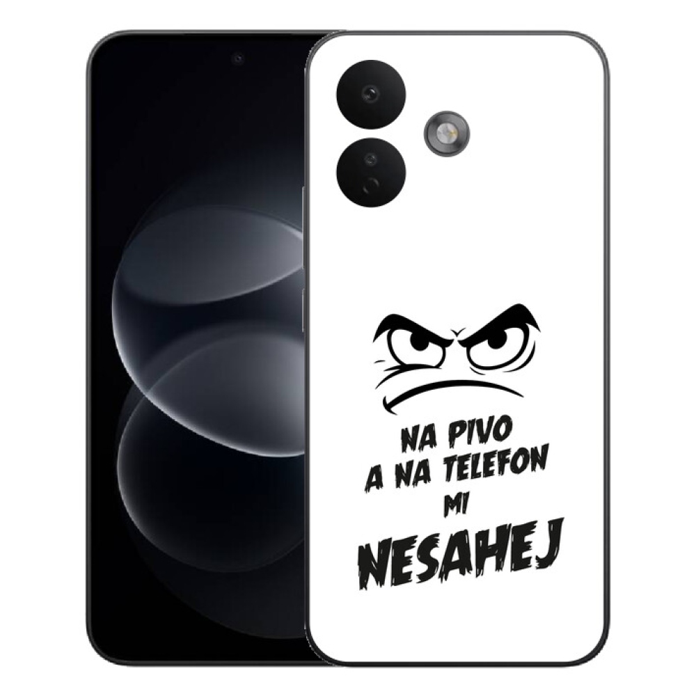 mmCase géltok a Xiaomi Redmi Note 17 Pro 5G-hez – sörös motívum, 2 fehér háttérrel