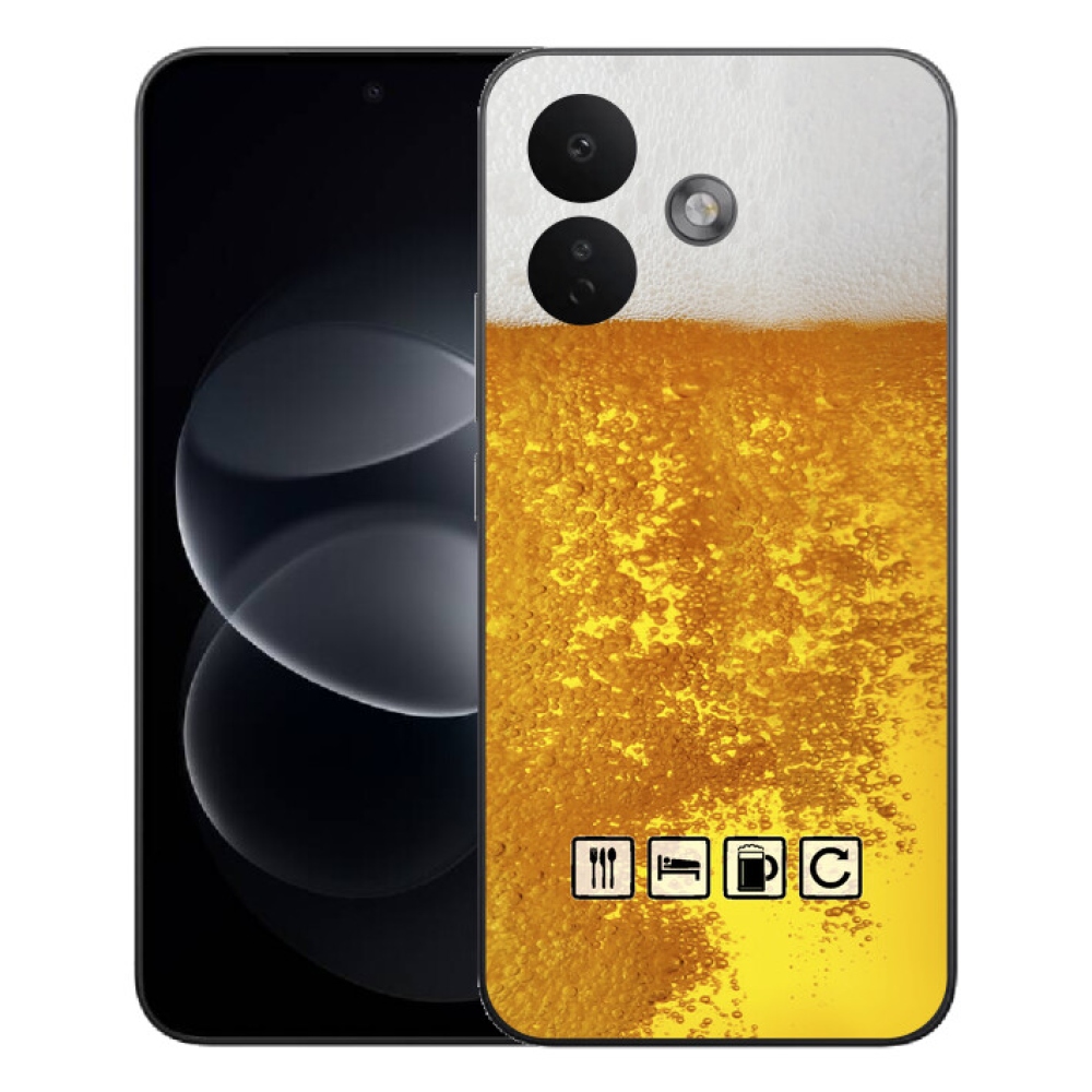mmCase gél tok a Xiaomi Redmi Note 17 Pro 5G-hez – sörös motívum 3