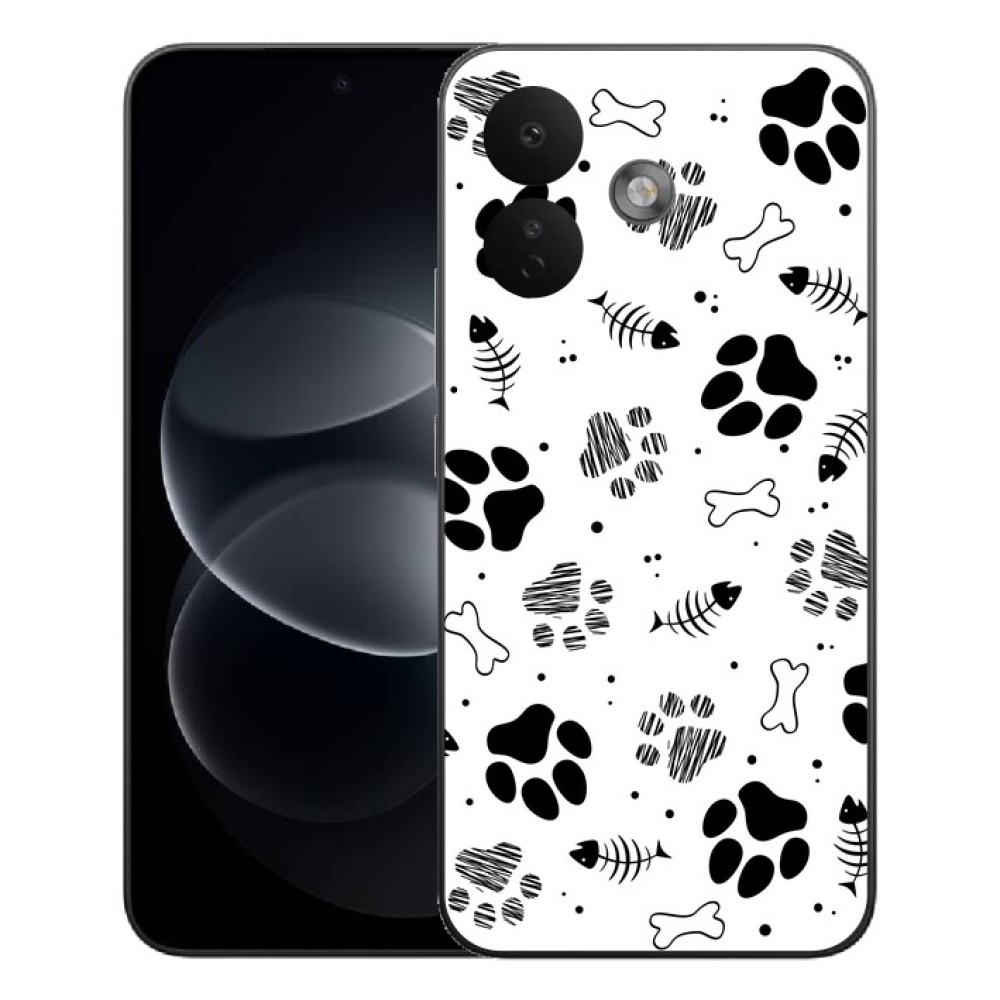 mmCase gél tok a Xiaomi Redmi Note 17 Pro 5G-hez – kutyus mancsok 1