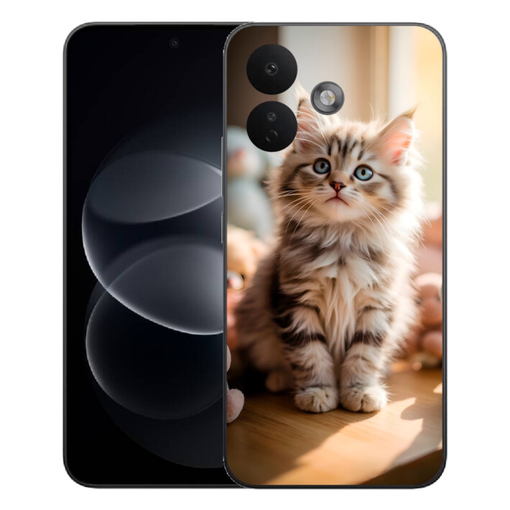 mmCase gél tok a Xiaomi Redmi Note 17 Pro 5G-hez – aranyos cica 10