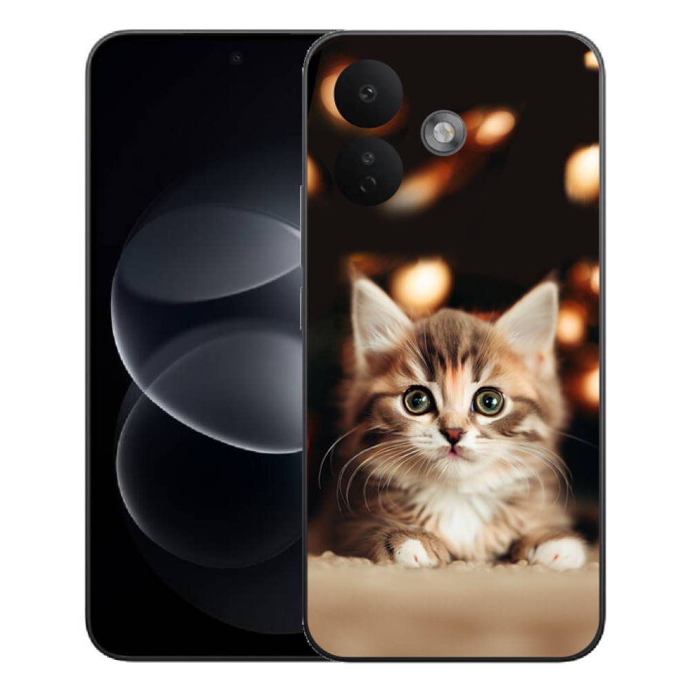 mmCase gél tok a Xiaomi Redmi Note 17 Pro 5G-hez – aranyos cica 2