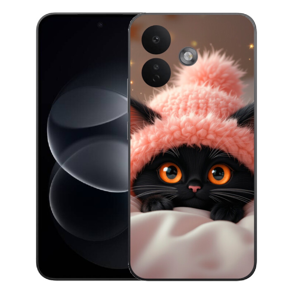 mmCase gél tok a Xiaomi Redmi Note 17 Pro 5G-hez – aranyos cica 7