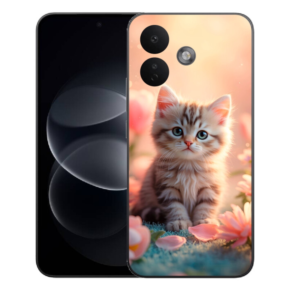 mmCase gél tok a Xiaomi Redmi Note 17 Pro 5G-hez – aranyos cica 8