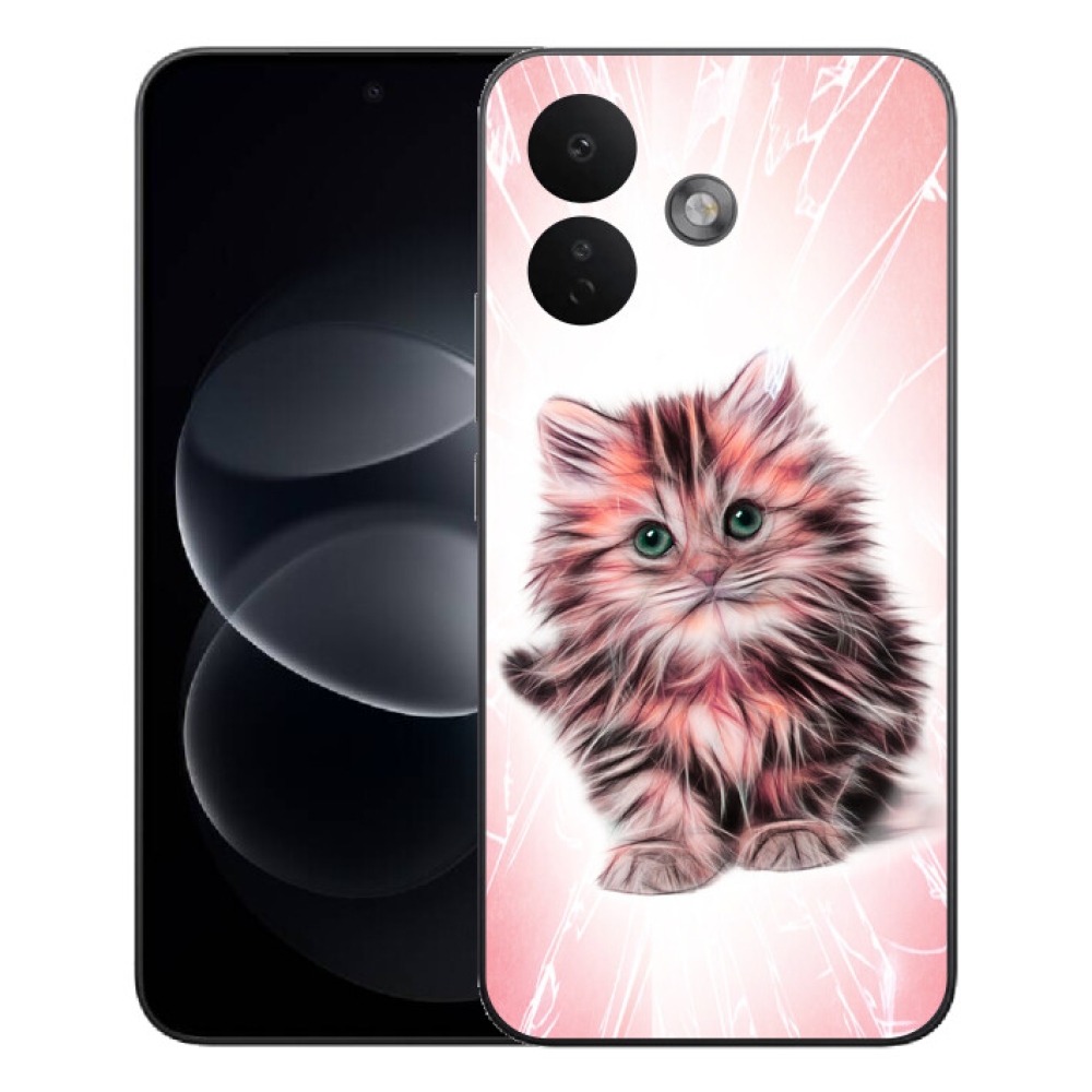 mmCase gél tok a Xiaomi Redmi Note 17 Pro 5G-hez – aranyos cica