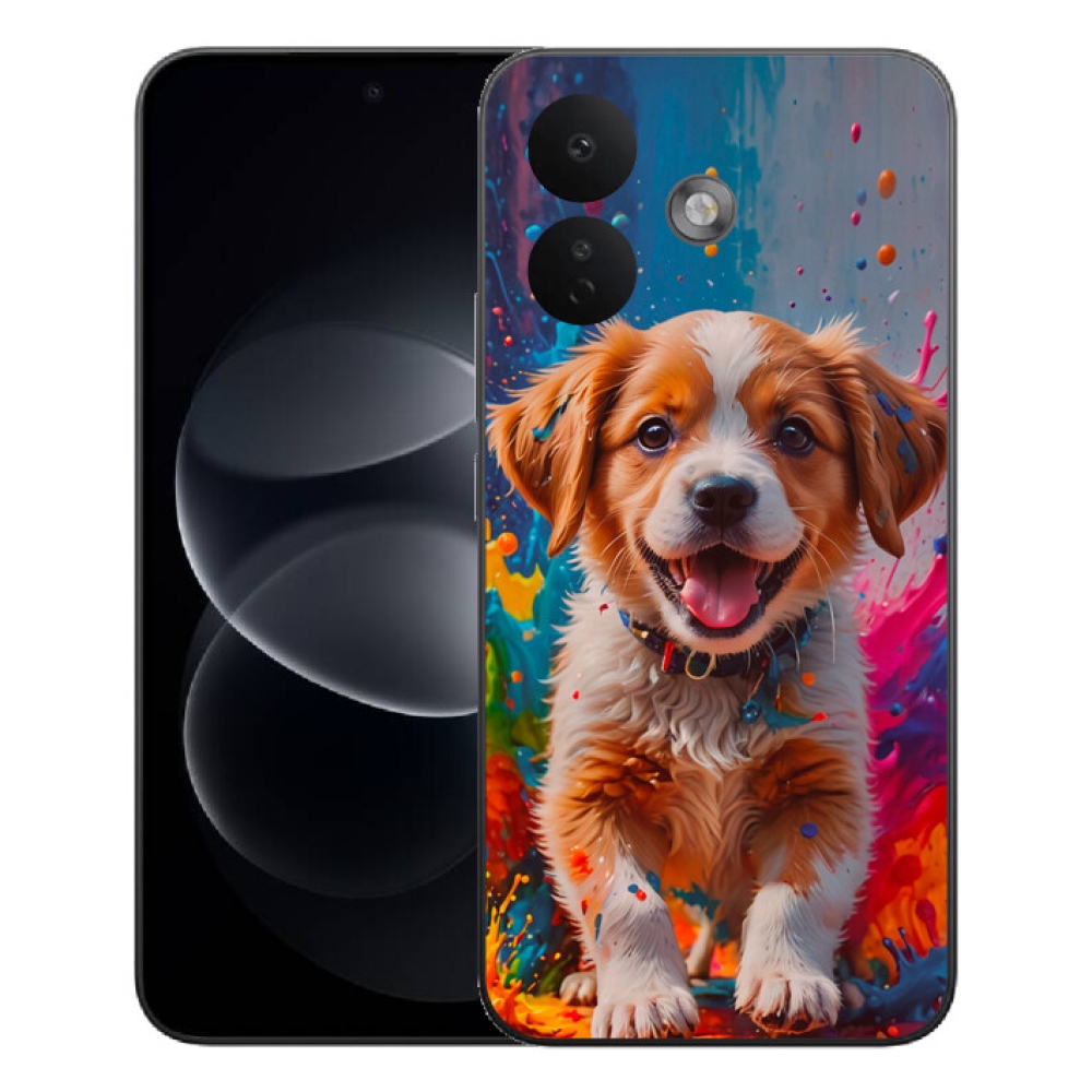 mmCase gél tok a Xiaomi Redmi Note 17 Pro 5G-hez – aranyos kiskutya 3