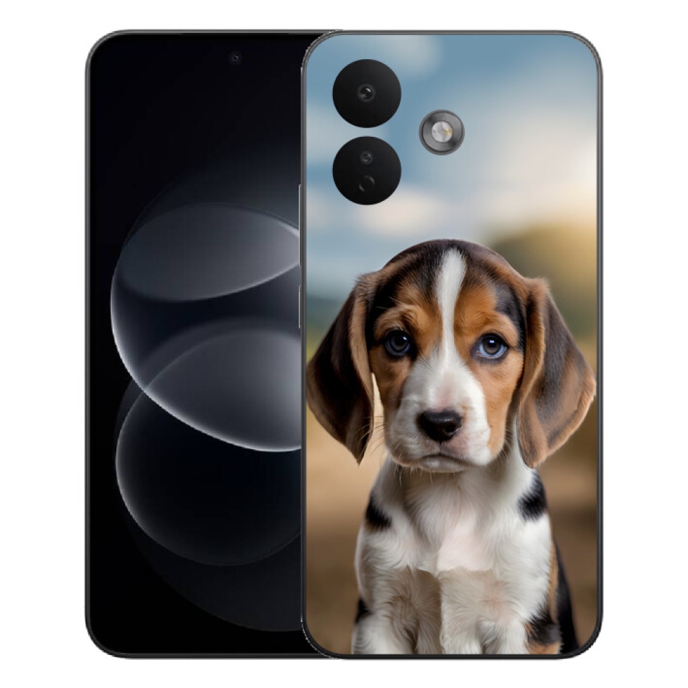 mmCase gél tok a Xiaomi Redmi Note 17 Pro 5G-hez – aranyos beagle