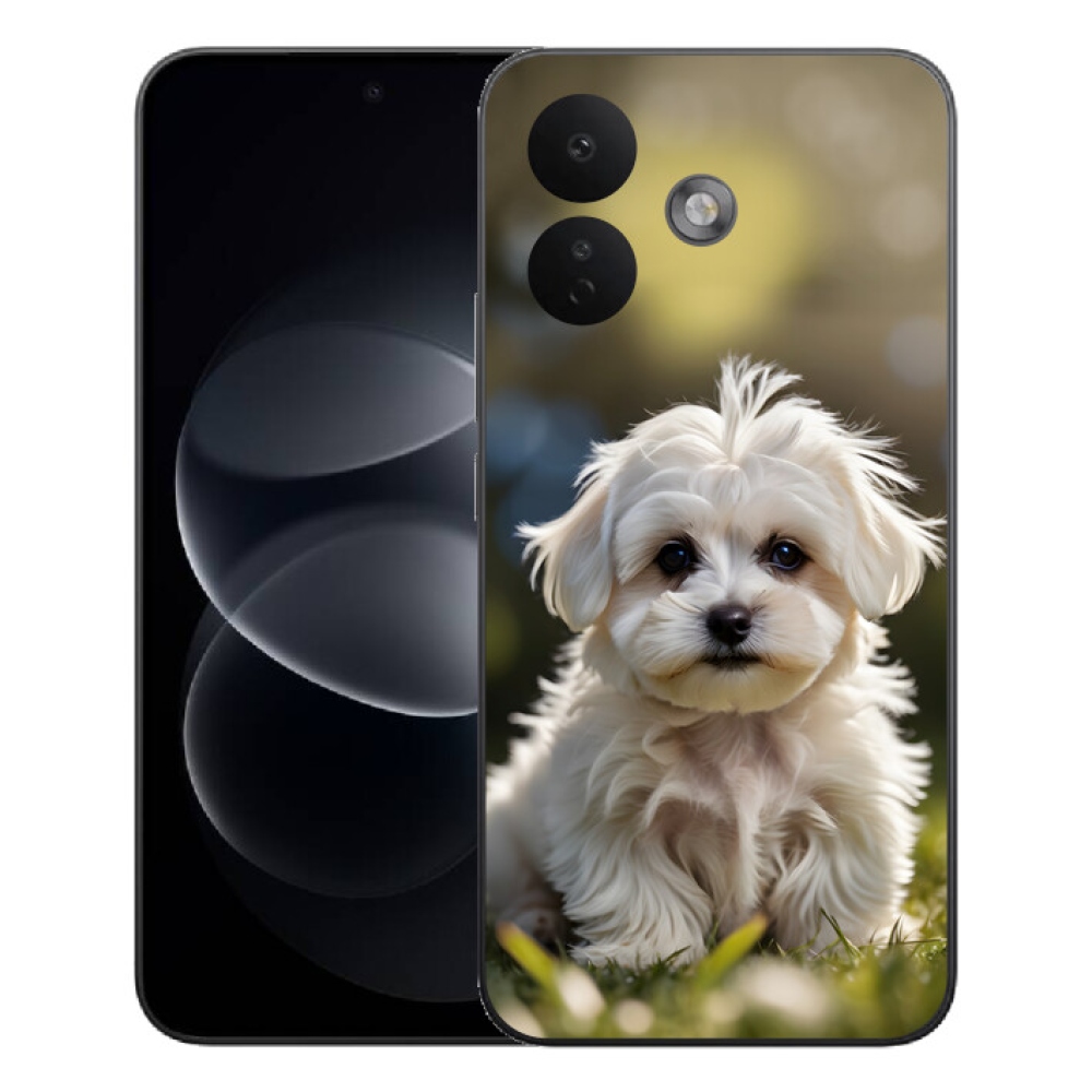 mmCase gél tok a Xiaomi Redmi Note 17 Pro 5G-hez – aranyos máltai kutyus