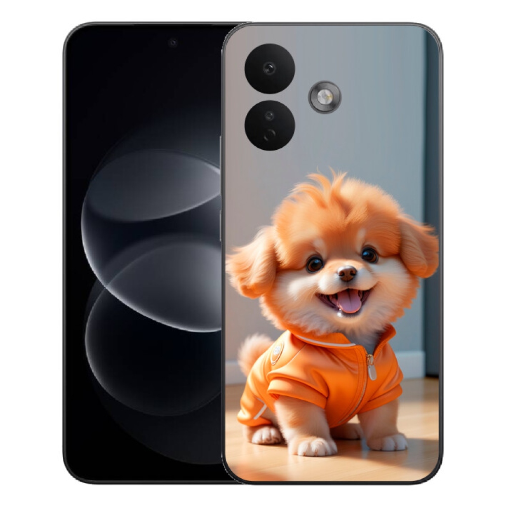 mmCase géltok a Xiaomi Redmi Note 17 Pro 5G-hez – aranyos pomerániai pulóverben