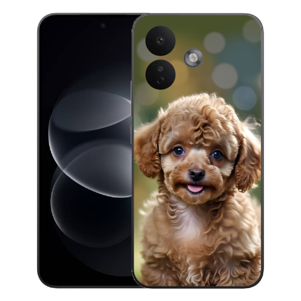 mmCase gél tok a Xiaomi Redmi Note 17 Pro 5G-hez – aranyos pudli