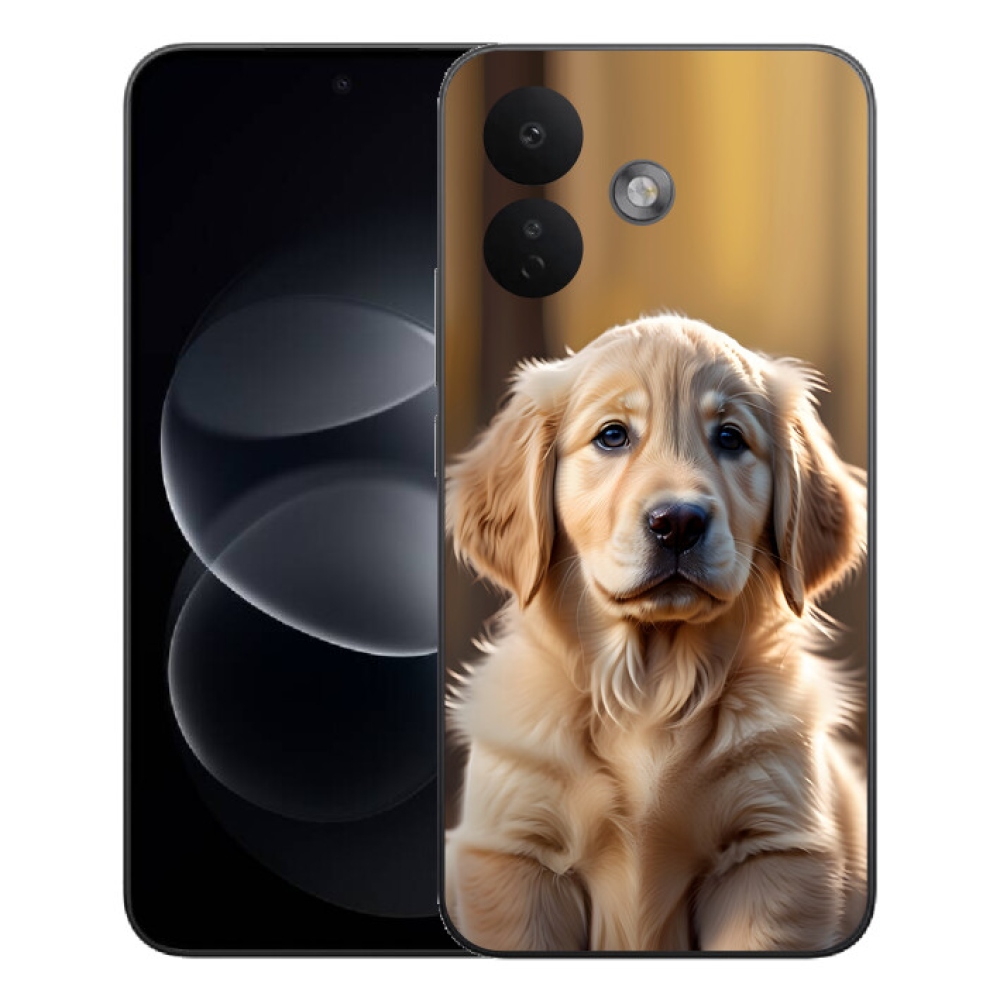 mmCase gél tok a Xiaomi Redmi Note 17 Pro 5G-hez – aranyos arany retriever