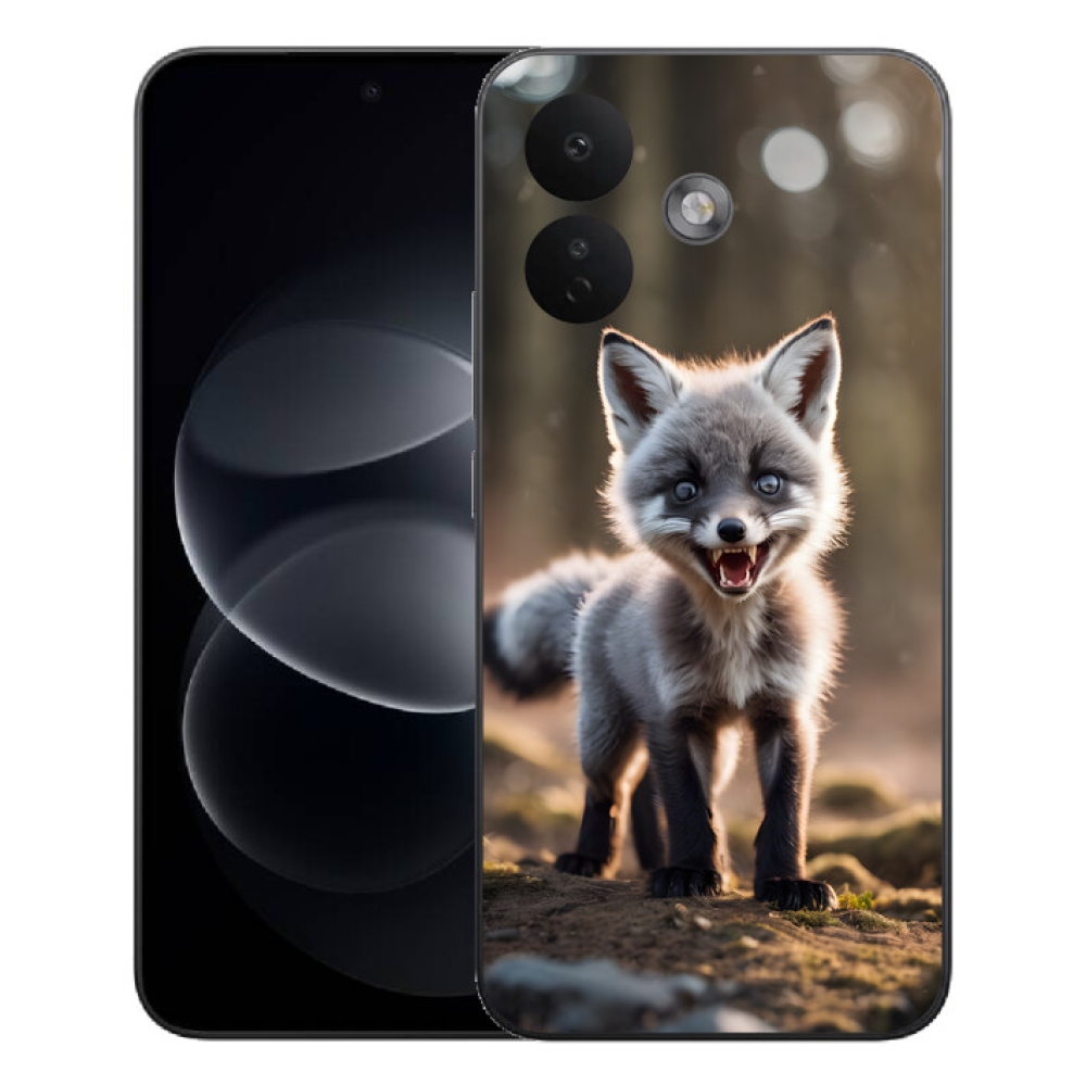 mmCase gél tok a Xiaomi Redmi Note 17 Pro 5G-hez – dühös róka
