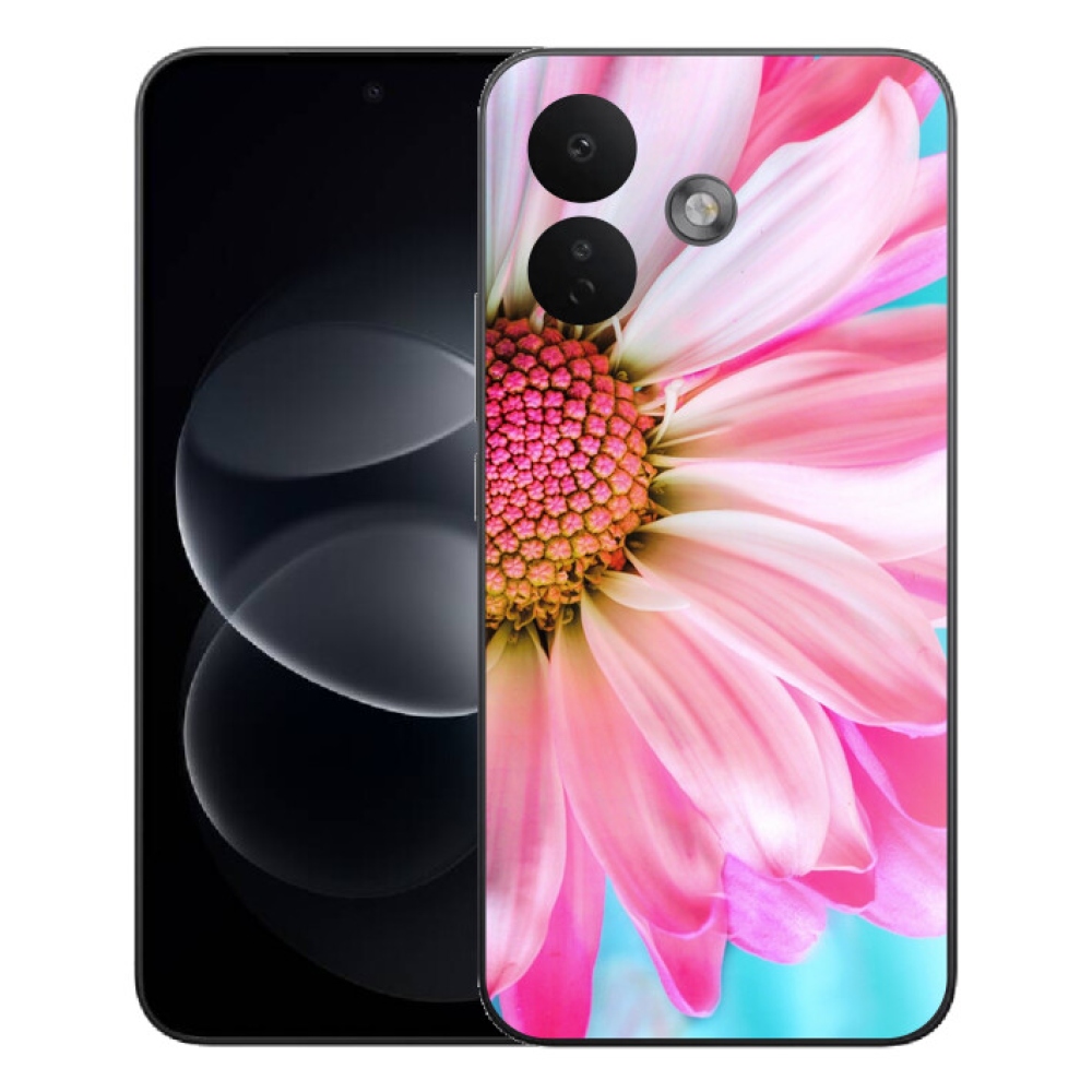 mmCase gél tok a Xiaomi Redmi Note 17 Pro 5G-hez – rózsaszín virág
