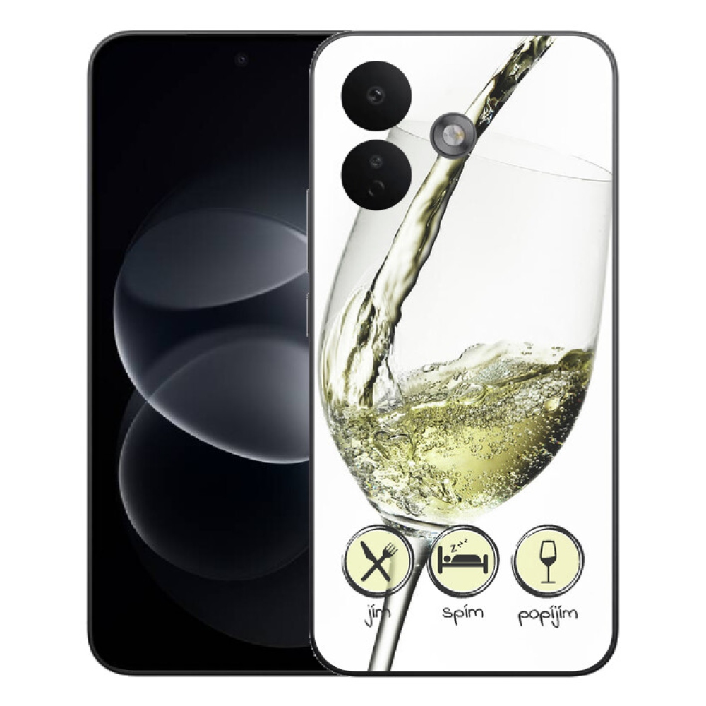 mmCase gél tok a Xiaomi Redmi Note 17 Pro 5G-hez – fehérboros pohár