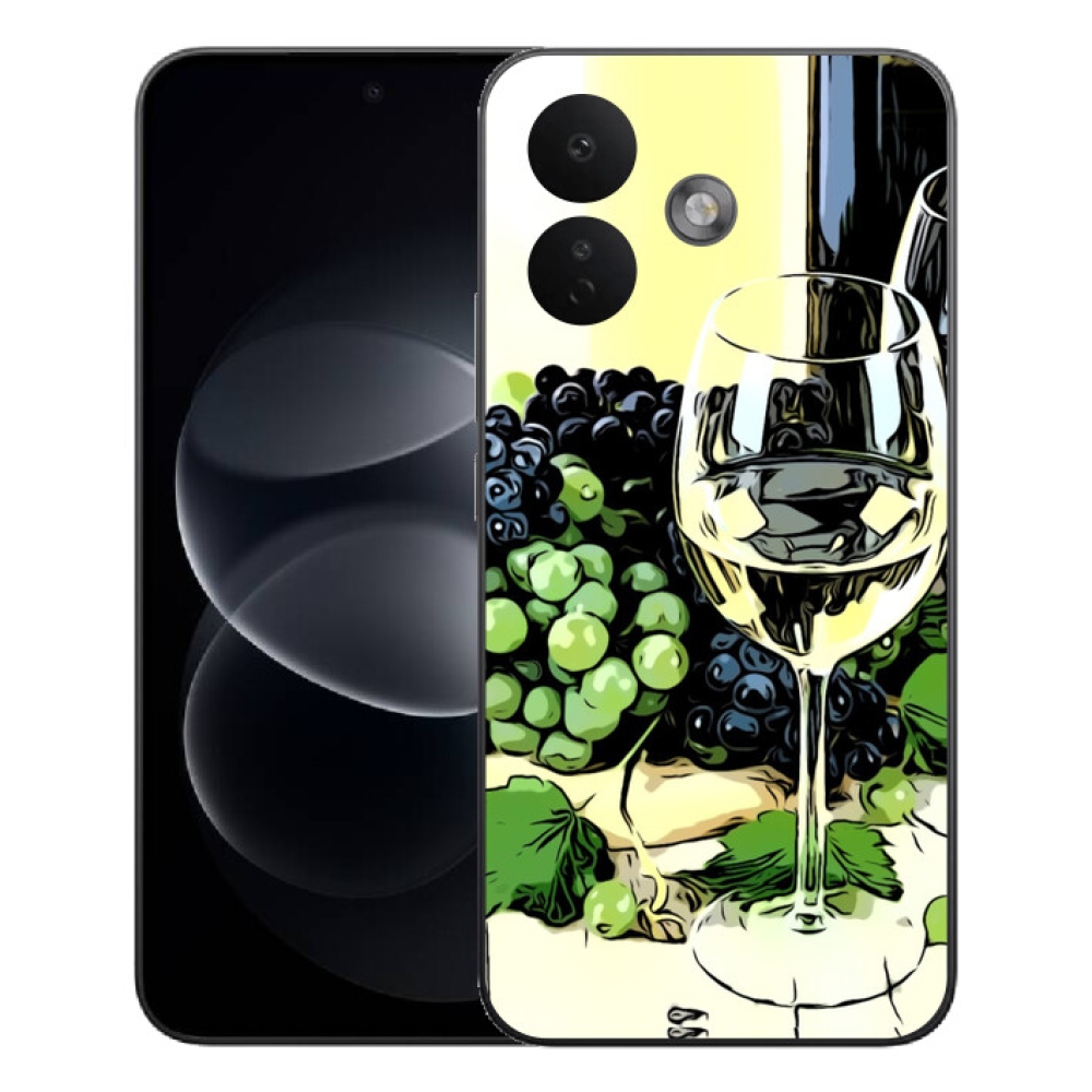mmCase gél tok a Xiaomi Redmi Note 17 Pro 5G-hez – egy pohár bor