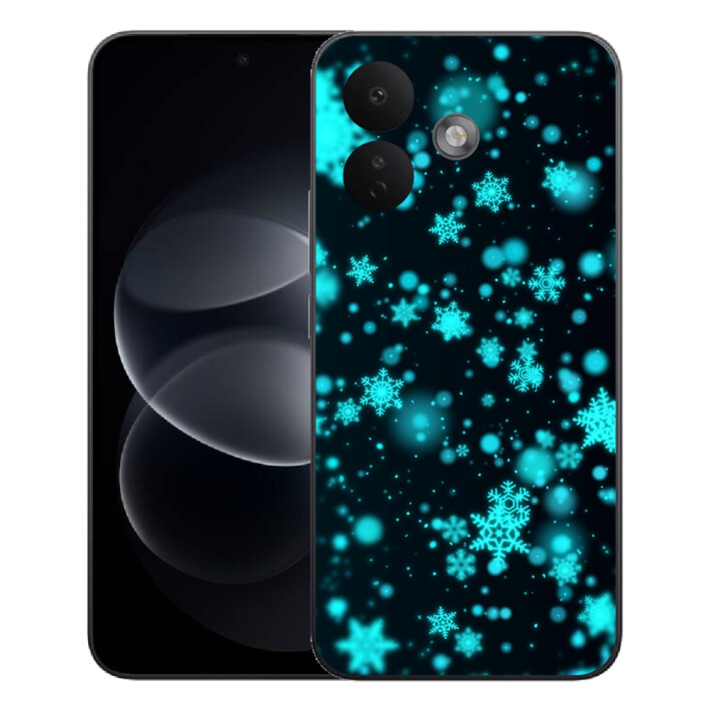mmCase gél tok a Xiaomi Redmi Note 17 Pro 5G-hez – hópelyhek 1