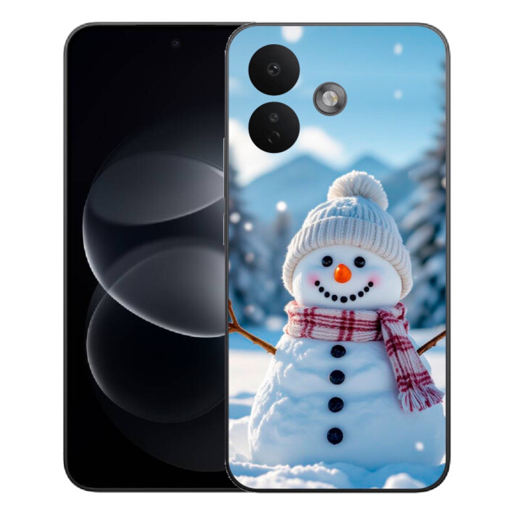 mmCase gél tok a Xiaomi Redmi Note 17 Pro 5G-hez – hóember 3