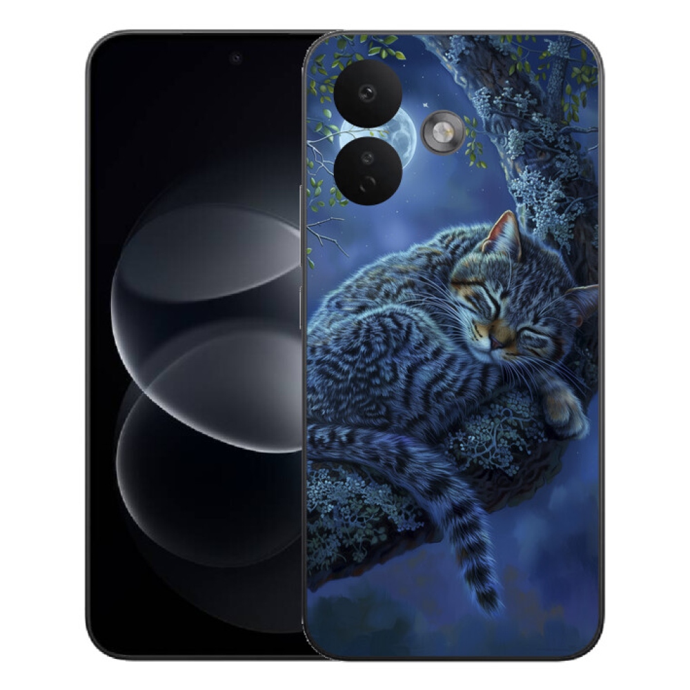 mmCase gél tok a Xiaomi Redmi Note 17 Pro 5G-hez – alvó macska