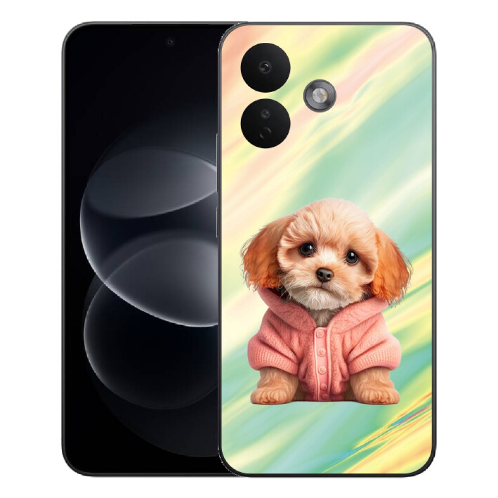 mmCase gél tok a Xiaomi Redmi Note 17 Pro 5G-hez – pulóveres kiskutya