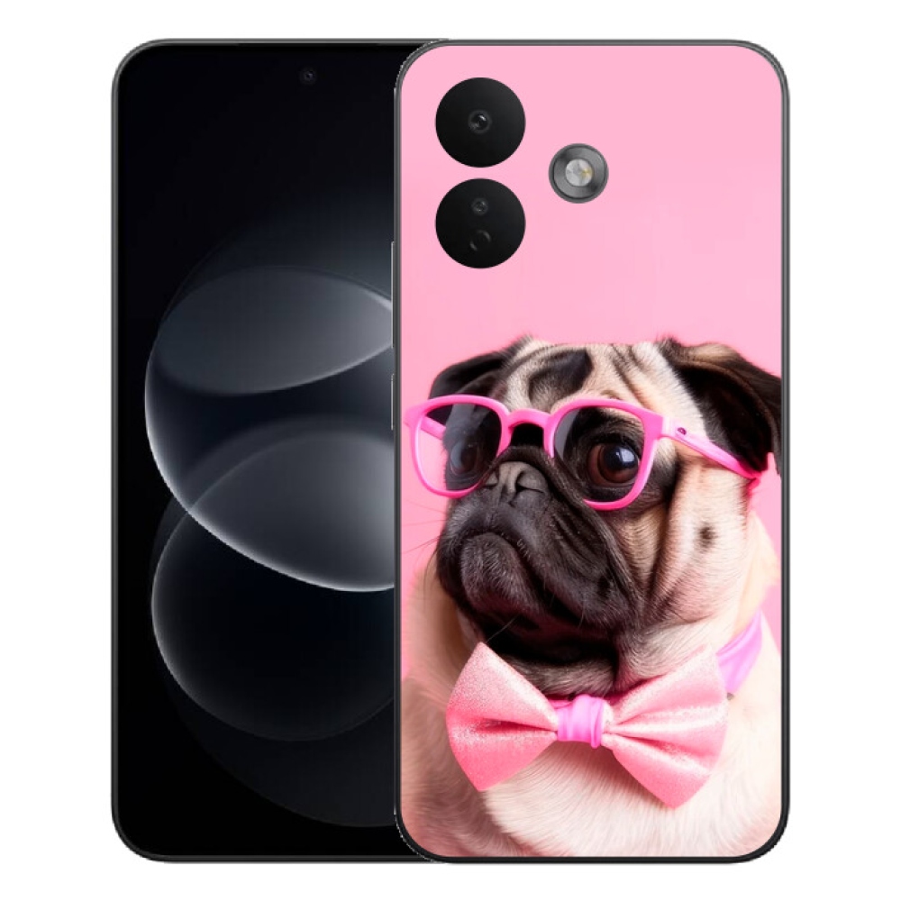 mmCase gél tok a Xiaomi Redmi Note 17 Pro 5G-hez – stílusos mopsz
