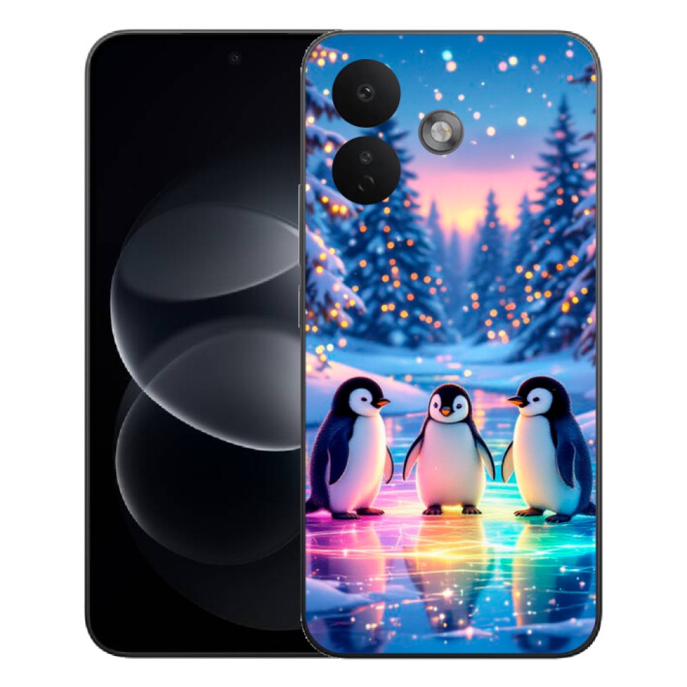 mmCase gél tok a Xiaomi Redmi Note 17 Pro 5G-hez – pingvinek