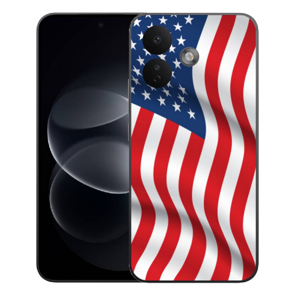 mmCase géltok a Xiaomi Redmi Note 17 Pro 5G-hez – amerikai zászló