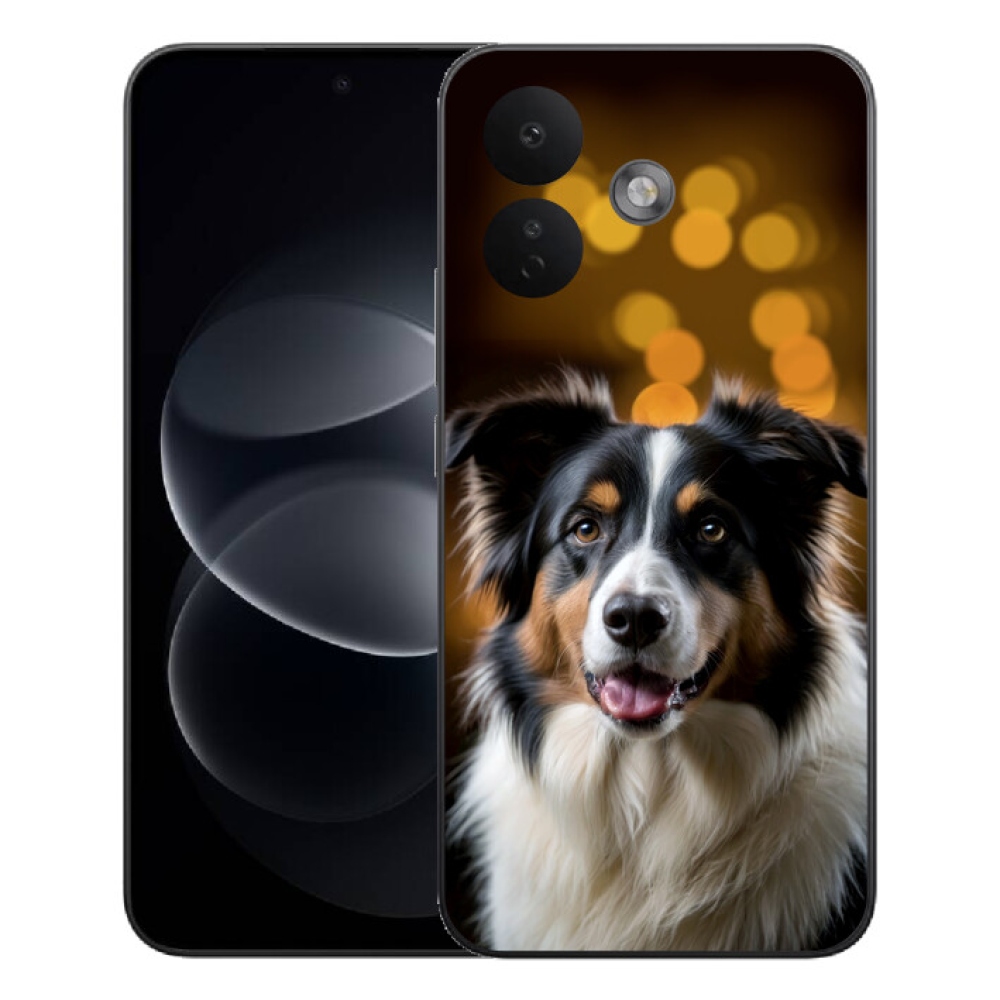 mmCase gél tok a Xiaomi Redmi Note 17 Pro 5G-hez – mosolygós ausztrál juhászkutya