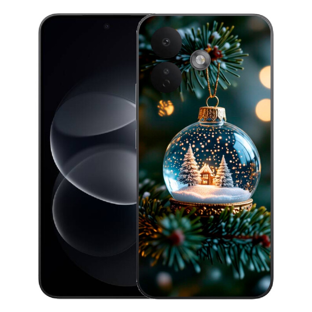 mmCase gél tok a Xiaomi Redmi Note 17 Pro 5G-hez – karácsonyi gömb 2