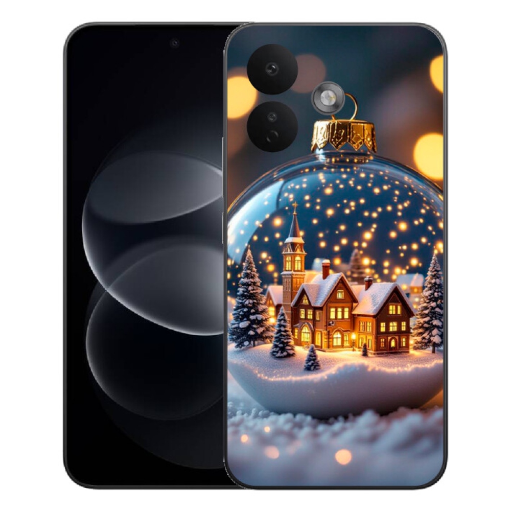 mmCase gél tok a Xiaomi Redmi Note 17 Pro 5G-hez – karácsonyi gömb 4