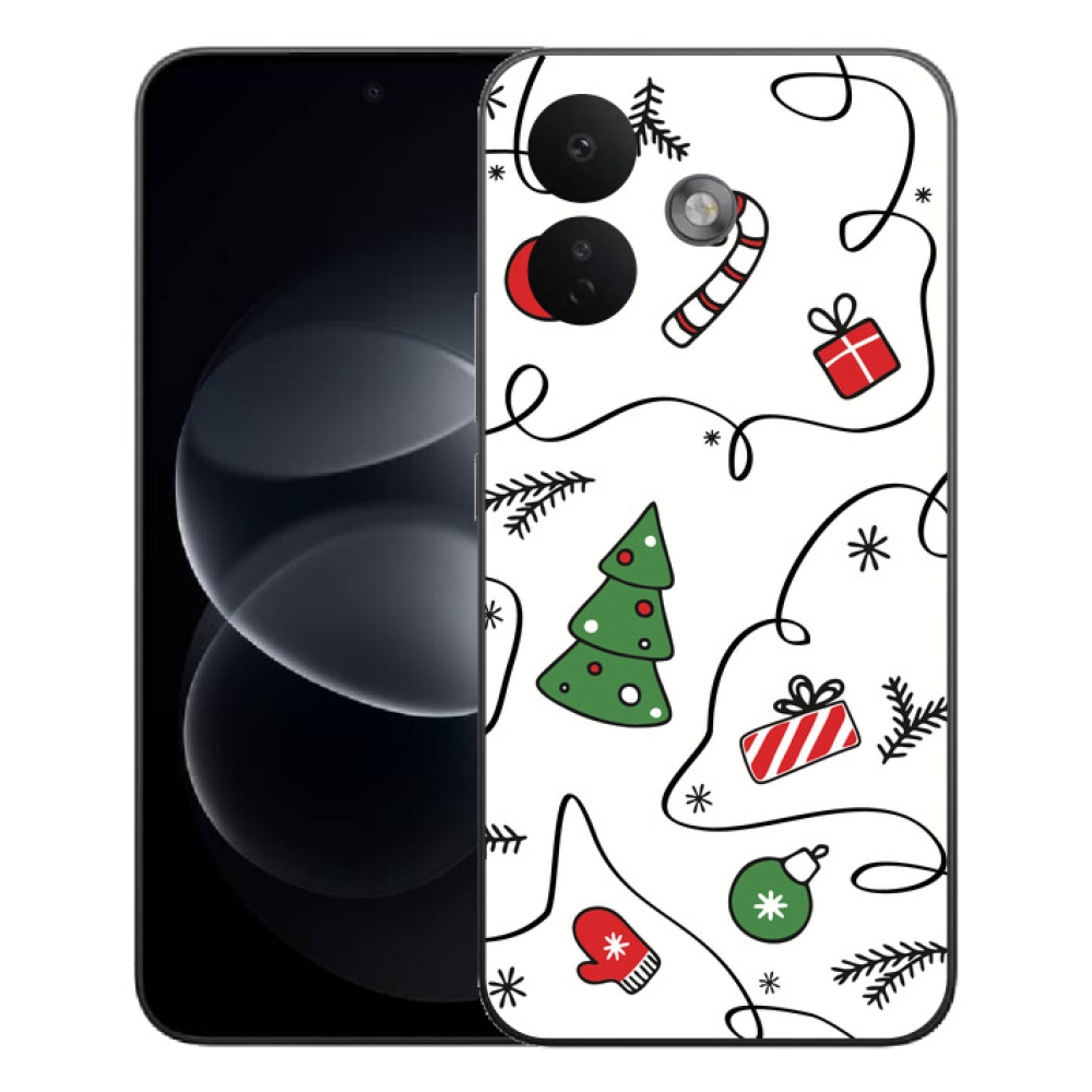 mmCase géltok a Xiaomi Redmi Note 17 Pro 5G-hez – karácsonyi motívumokkal