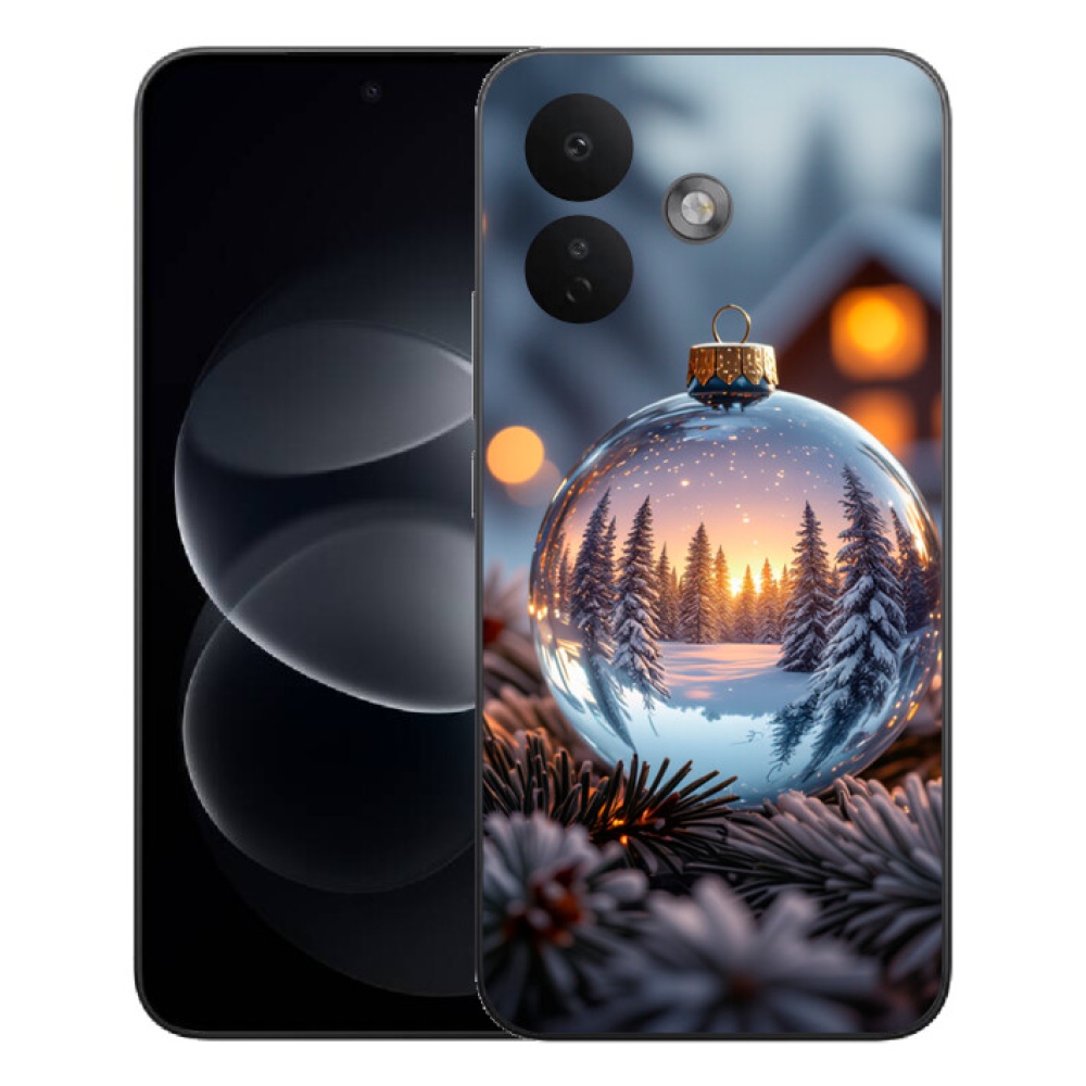 mmCase gél tok a Xiaomi Redmi Note 17 Pro 5G-hez – karácsonyi dísz