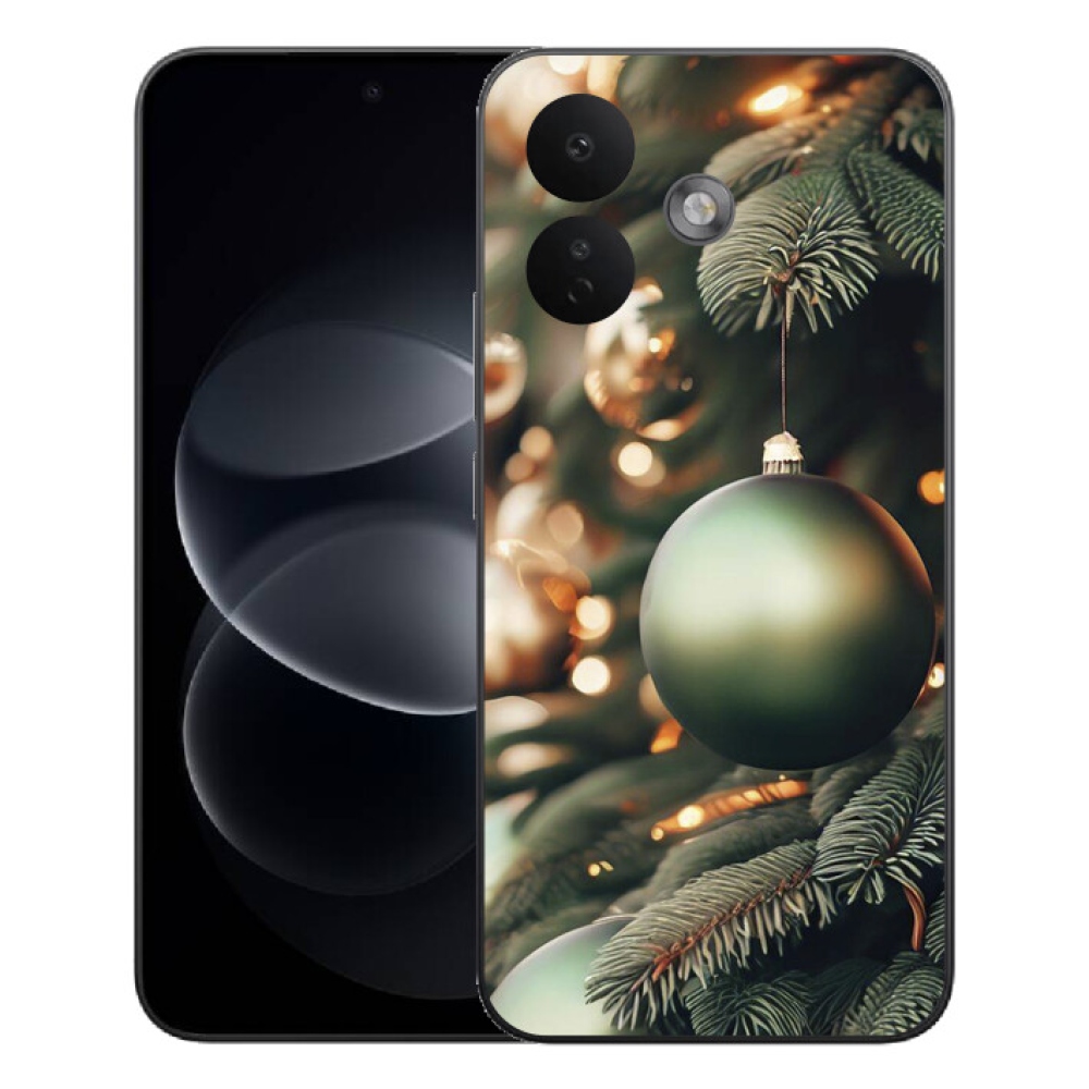 mmCase gél tok a Xiaomi Redmi Note 17 Pro 5G-hez – karácsonyi díszek 1