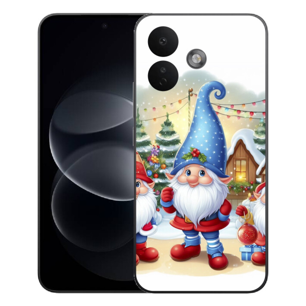 mmCase gél tok a Xiaomi Redmi Note 17 Pro 5G-hez – karácsonyi manók