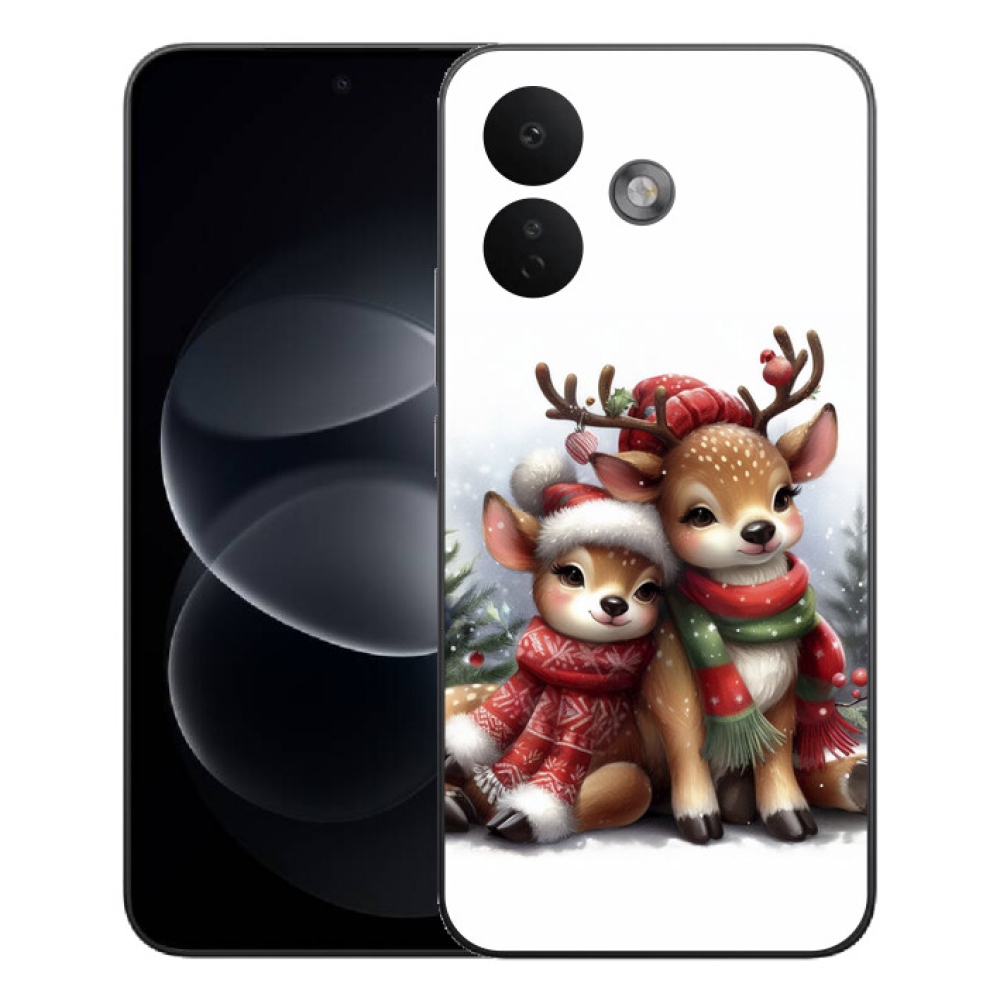 mmCase géltok a Xiaomi Redmi Note 17 Pro 5G-hez – karácsonyi rénszarvasok