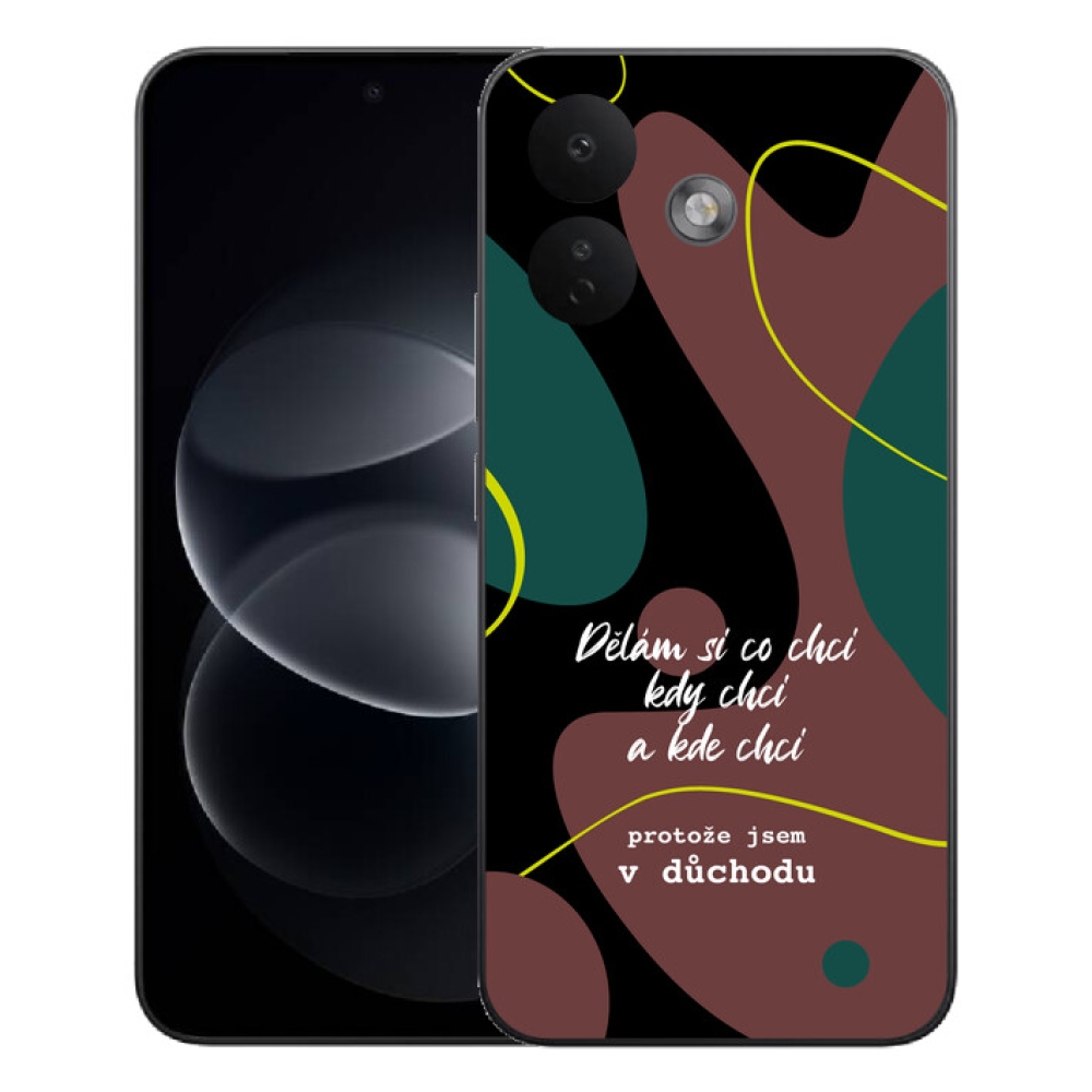 mmCase géltok a Xiaomi Redmi Note 17 Pro 5G-hez – vicces felirat, 10 fekete háttér