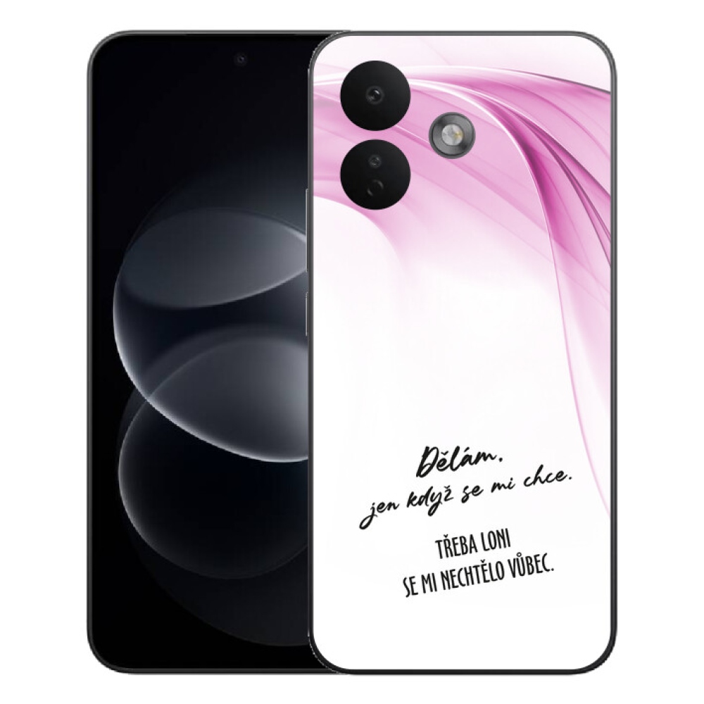 mmCase géltok a Xiaomi Redmi Note 17 Pro 5G-hez – vicces felirat, 12 fehér háttér