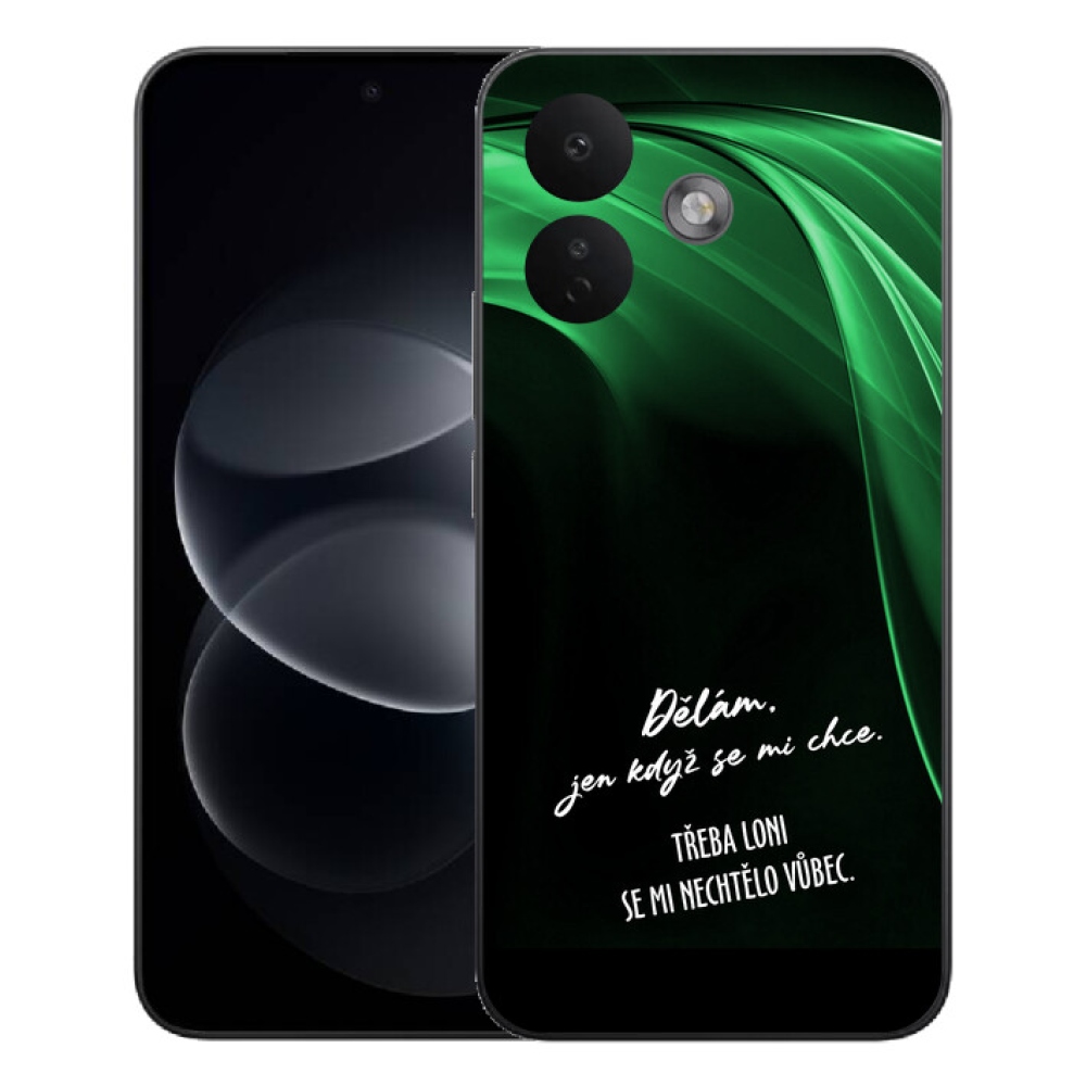 mmCase géltok a Xiaomi Redmi Note 17 Pro 5G-hez – vicces felirat, 12, fekete háttér