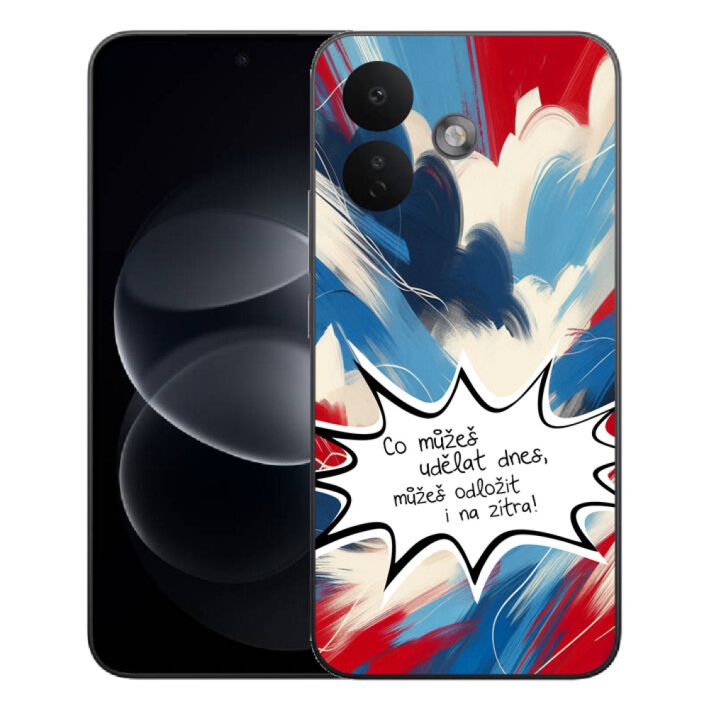 mmCase géltok a Xiaomi Redmi Note 17 Pro 5G-hez – vicces felirat, 9 fehér háttér