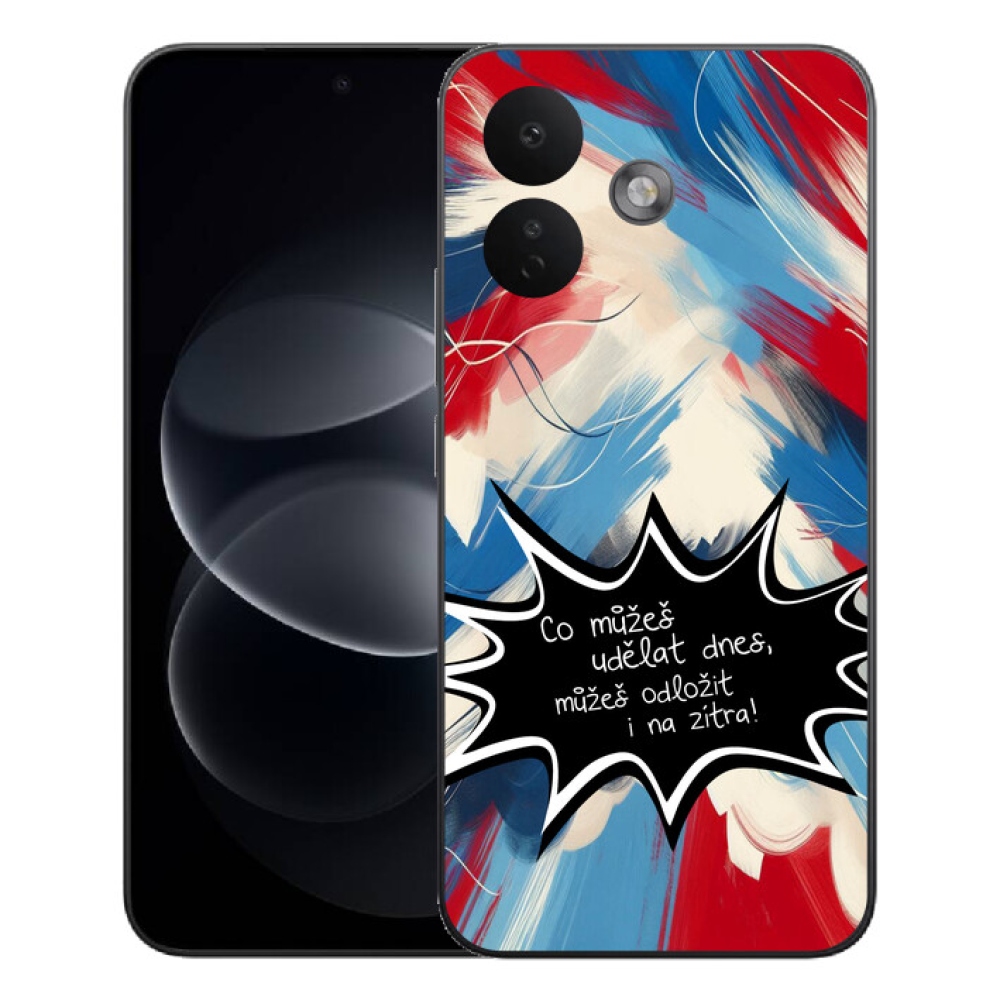 mmCase gél tok a Xiaomi Redmi Note 17 Pro 5G-hez – vicces felirat, 9-es fekete háttér