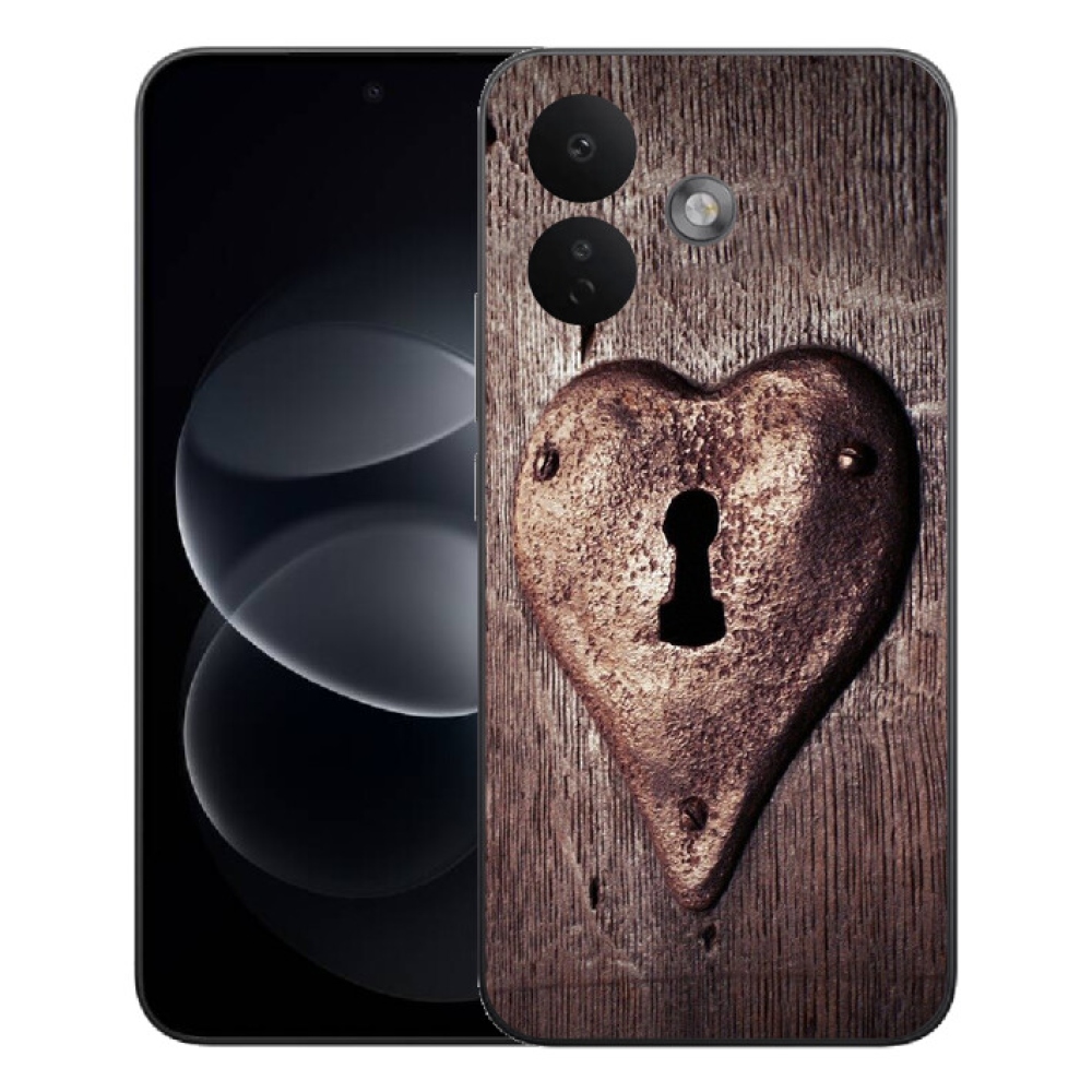 mmCase gél tok a Xiaomi Redmi Note 17 Pro 5G-hez – szív alakú zárral