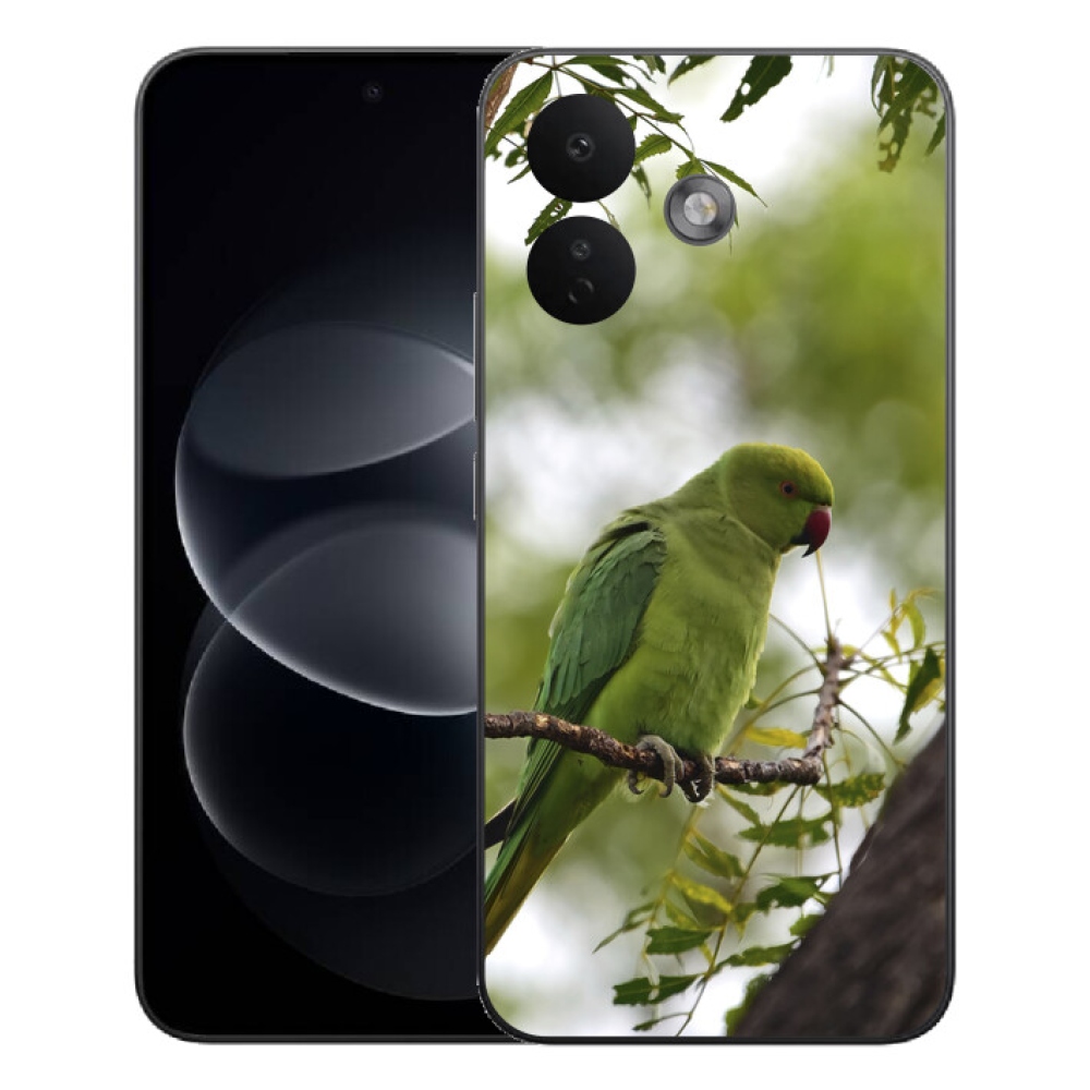 mmCase gél tok a Xiaomi Redmi Note 17 Pro 5G-hez – zöld papagáj