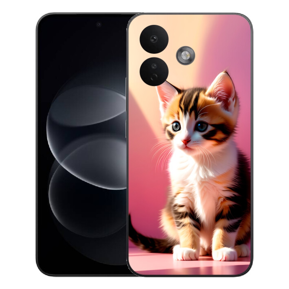 mmCase gél tok a Xiaomi Redmi Note 17 Pro 5G-hez – kíváncsi cica 2